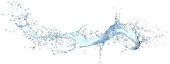 Reiningung mit Wasser